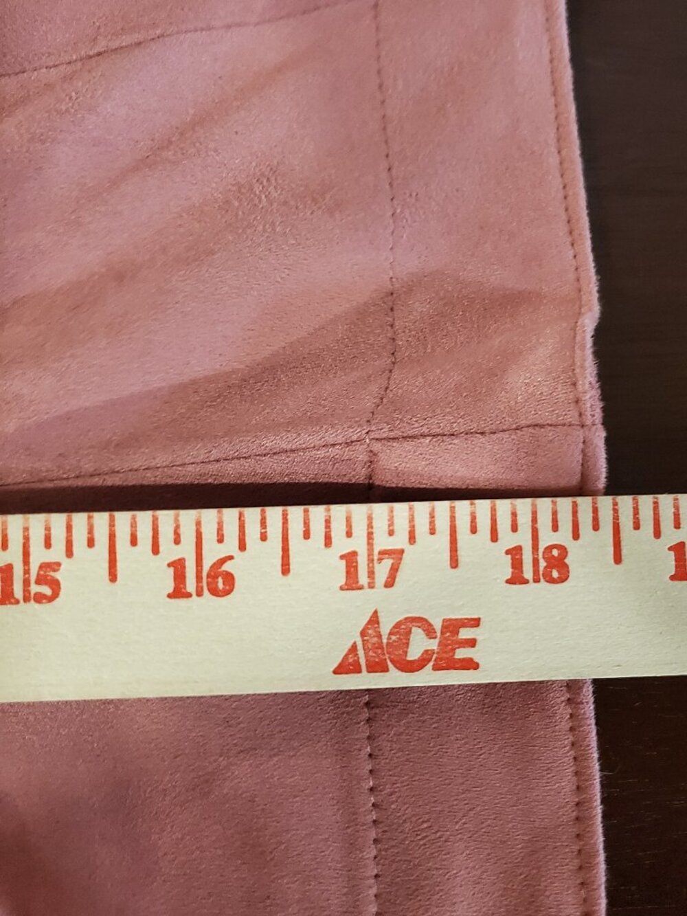 Romeo + Juliet NWT Butterfly Stretch Waterfall Ultra Suede Jacket M Vintage Rose - Picture 9 of 9